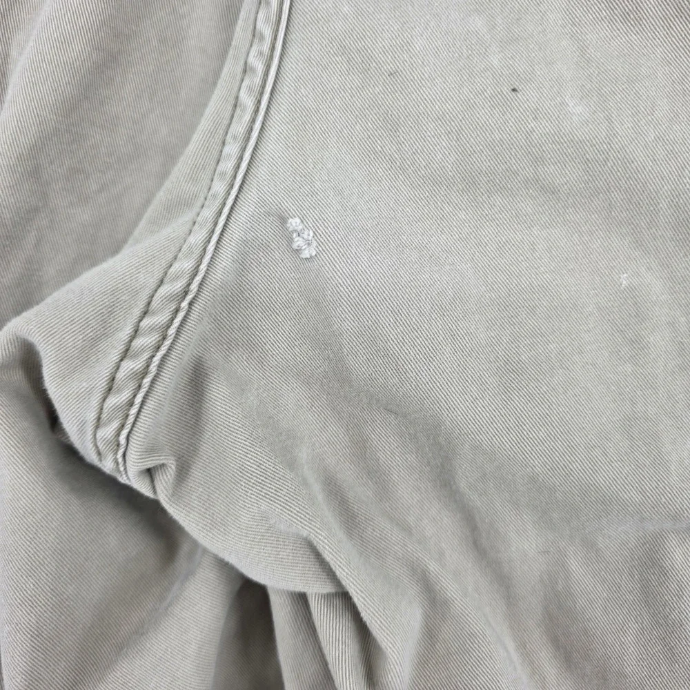 Polo Ralph Lauren Mens Khaki Tan Cotton Twill Cargo Shorts Size 36 Relaxed Fit